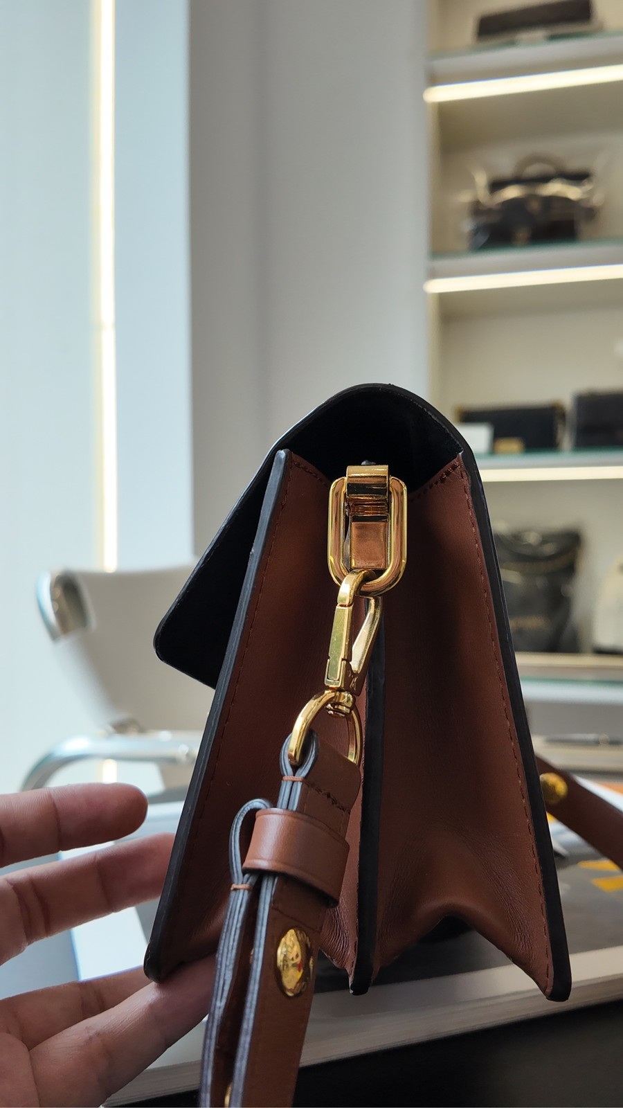Louis Vuitton Dauphine Small Brown Monogram Crossbody&Shoulder Bag Duty Paid