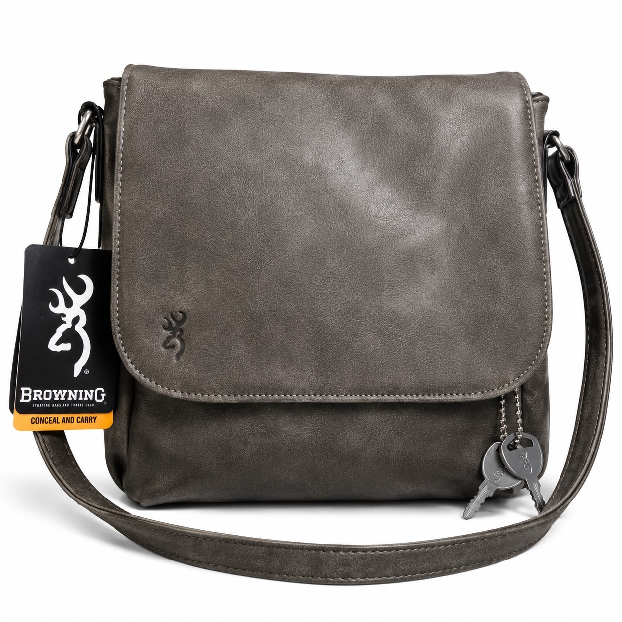 Browning Catrina Crossbody Bag Charcoal Gray Concealed Carry CCW Gun Handbag
