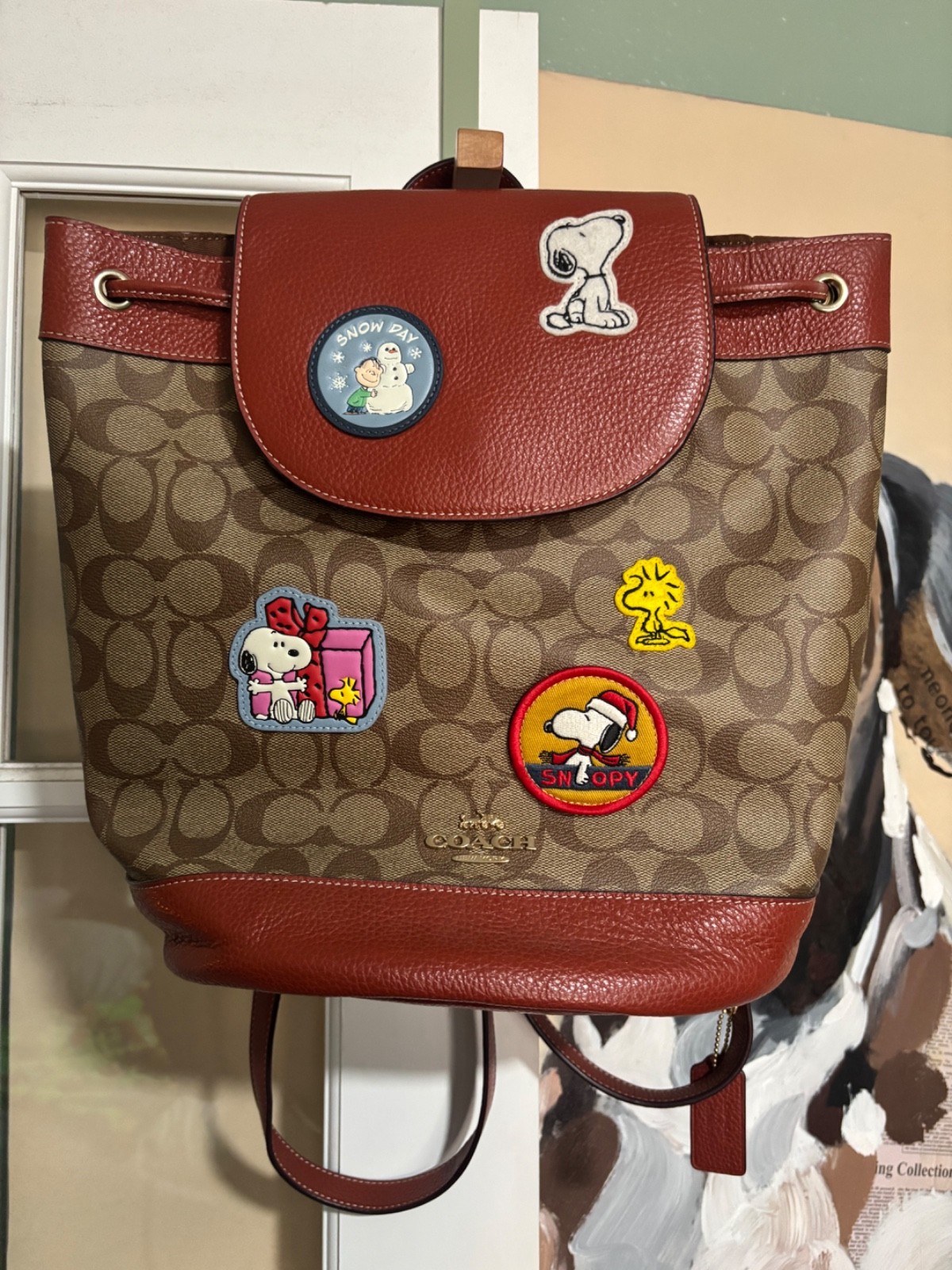 Coach X Peanuts Dempsey Women’s Backpack – Multicolor (CE853)