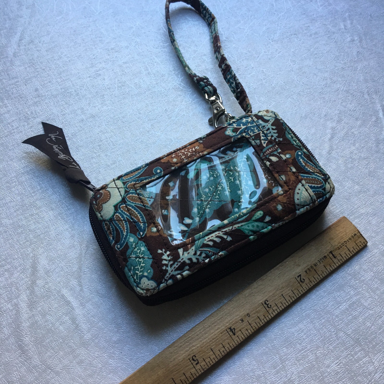 Vintage 1990s Vera Bradley Floral Fabric Purse Clutch 5.5″L x3.25″W x1″H