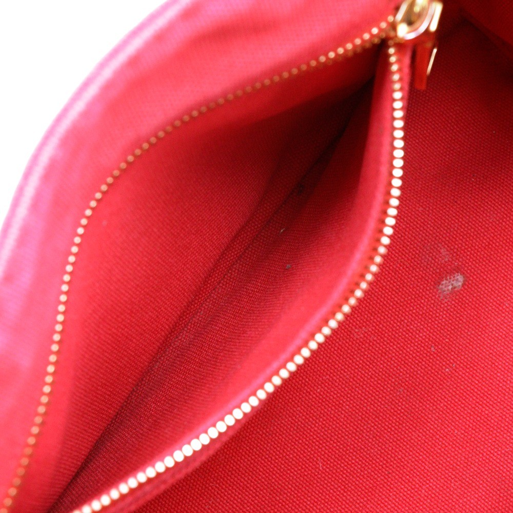 PRADA Canapa Tote Mini Handbag 2WAYShoulder Red canvas Women
