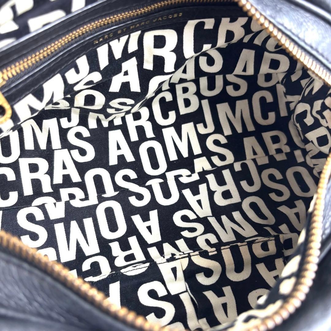 Marc Jacobs Classic Q Baby Groovy 2way Shoulder Bag Handbag Black Auth Y2K e69