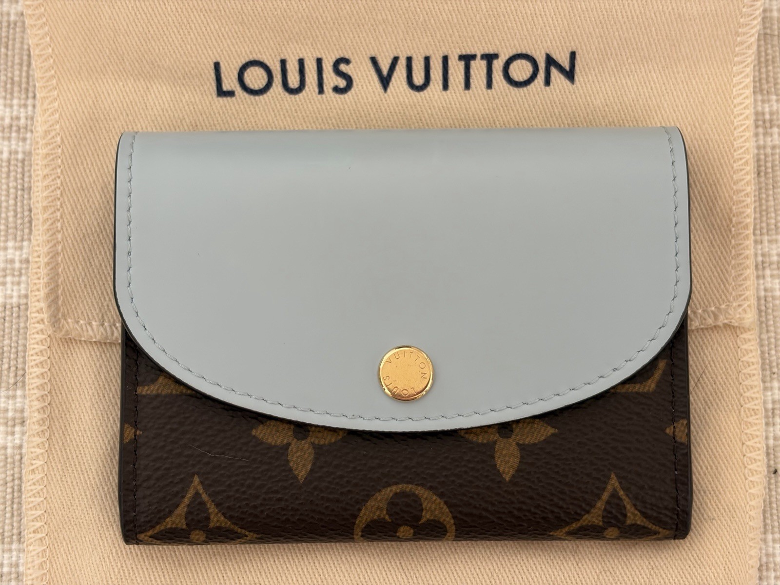Louis Vuitton Monogram Canvas Rosalie Coin Purse Blue M83583