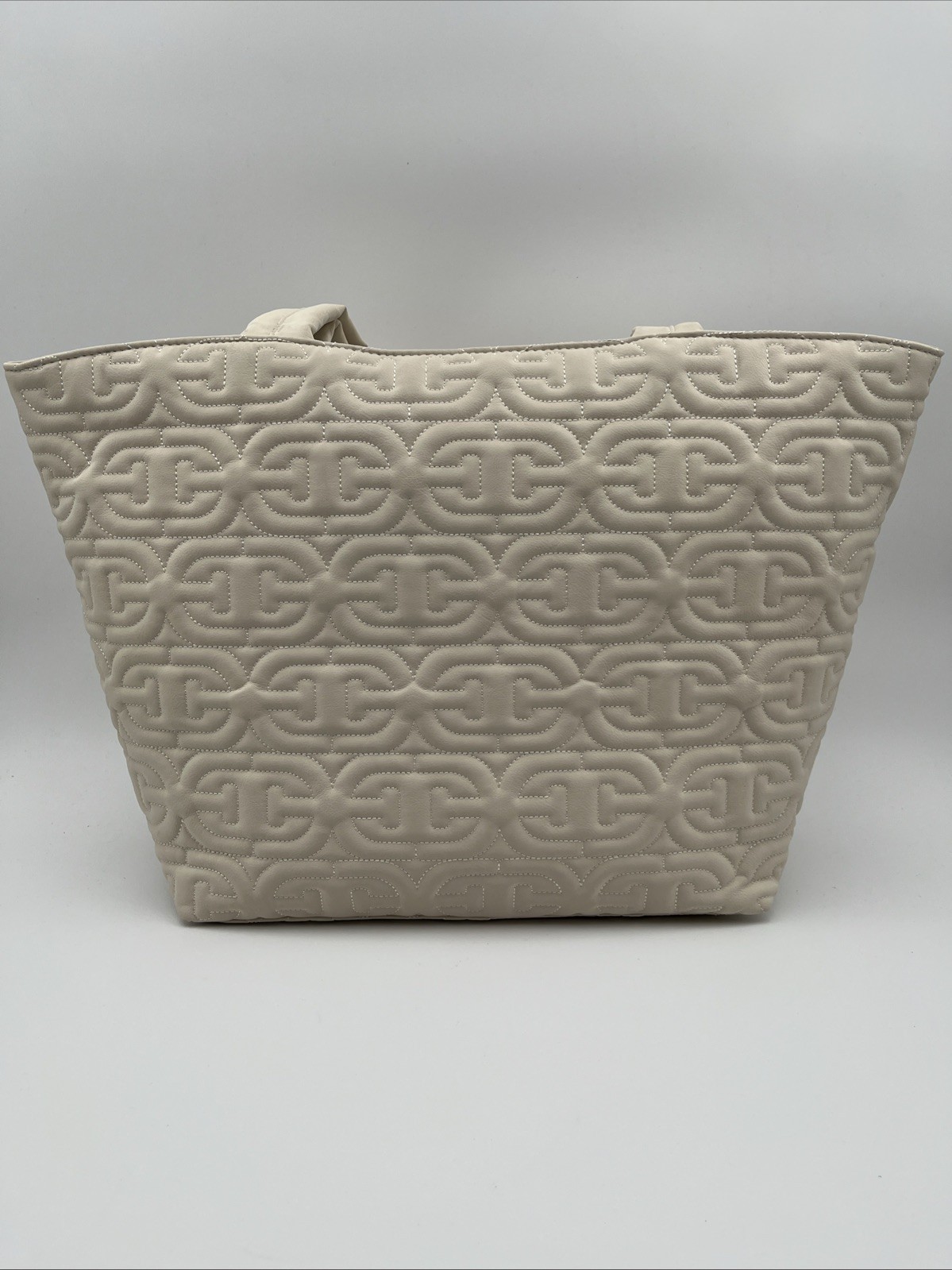 Sam Edelman Ethyl Top Zip Medium East West Tote – Ivory
