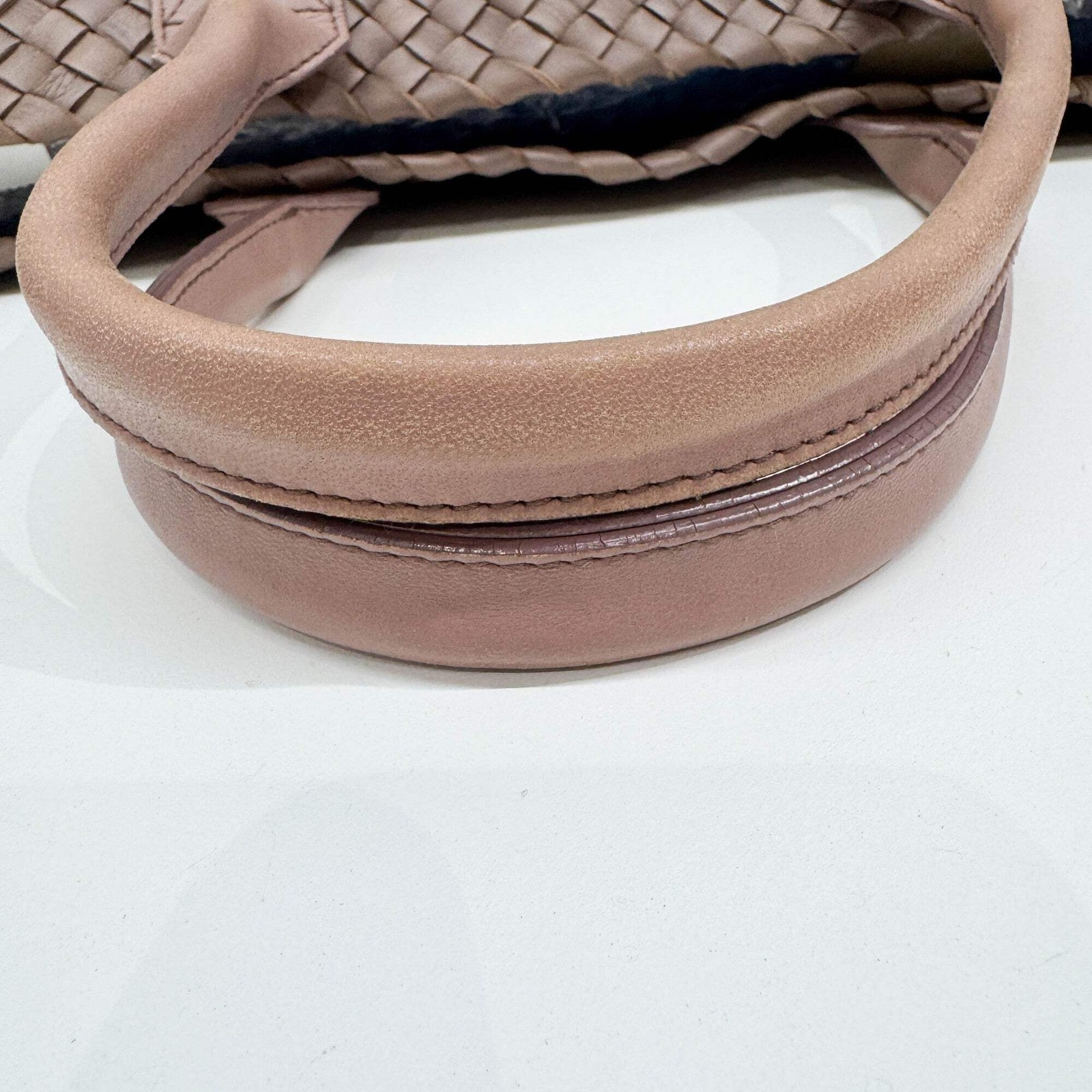 BOTTEGA VENETA Cabat Intrecciato Mauve Pink Tote Bag