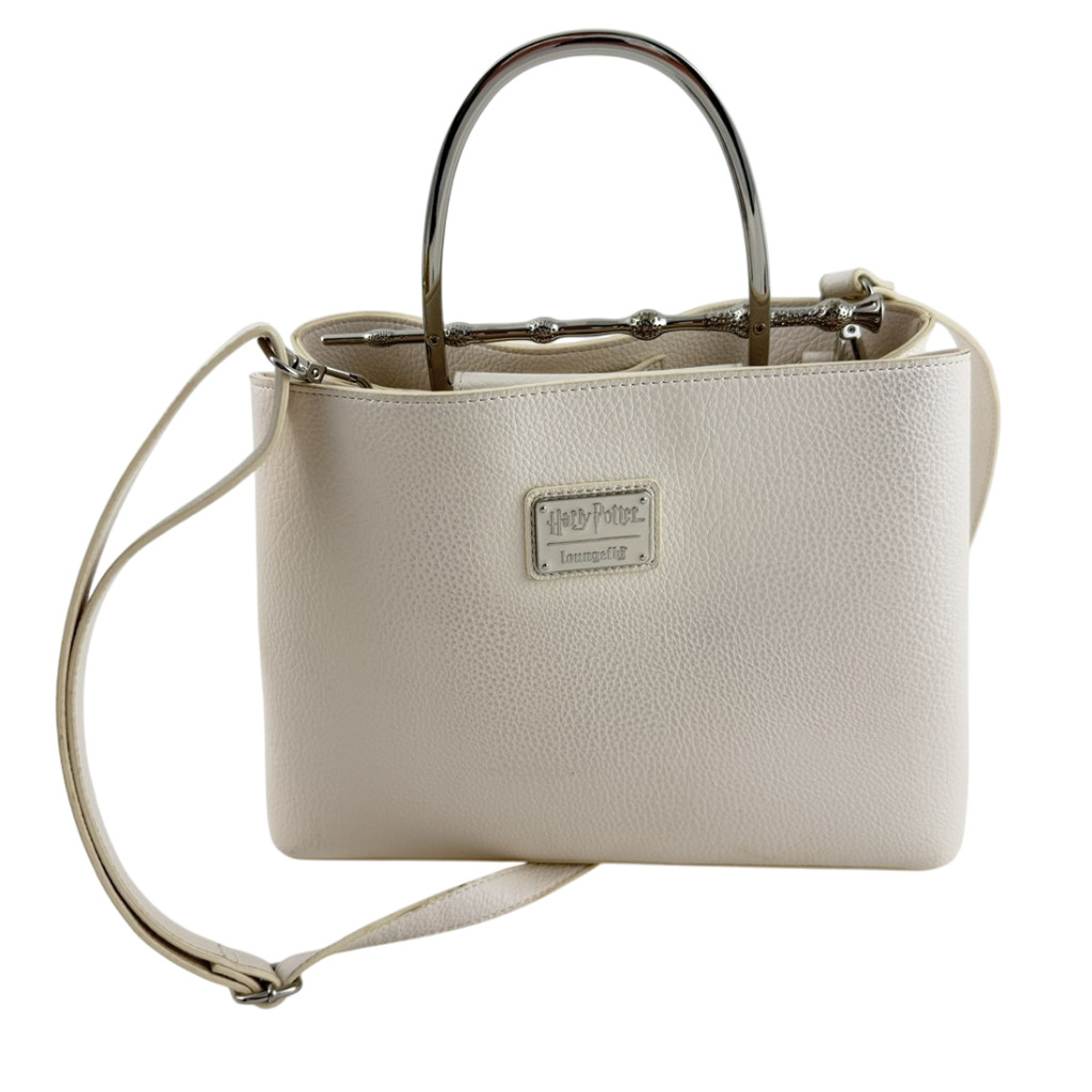 Loungefly MINT Harry Potter Elder Wand Cream Crossbody Handbag Purse Exclusive