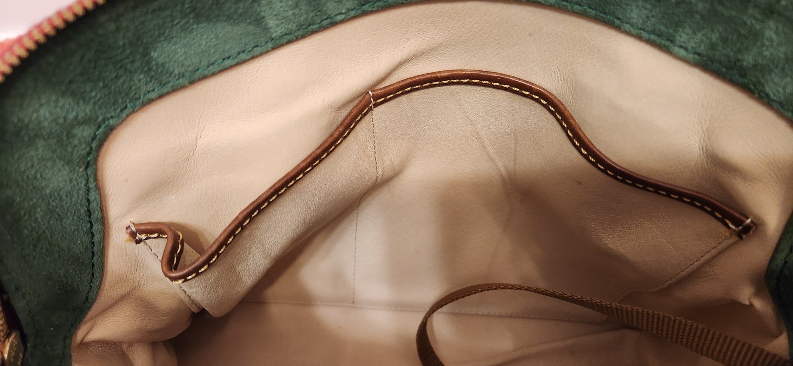 Dooney and Bourke Chestnut Brown Florentine Cameron Satchel