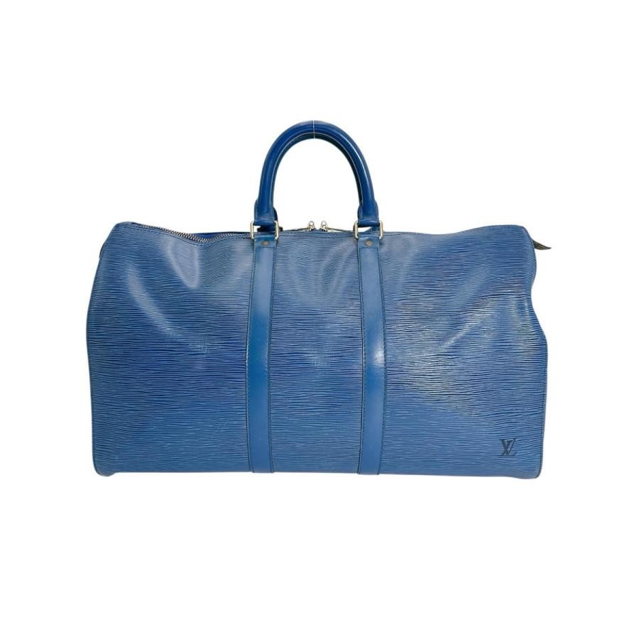 LOUIS VUITTON Bag: Keepall 45 M42975 Toledo Blue W46.5H27D21cm w/dust bag tag;–