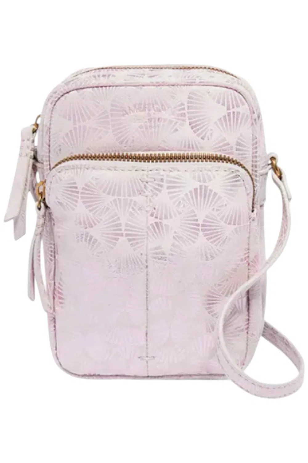 American Leather Co. Cleveland Mini Crossbody Lavender Skies