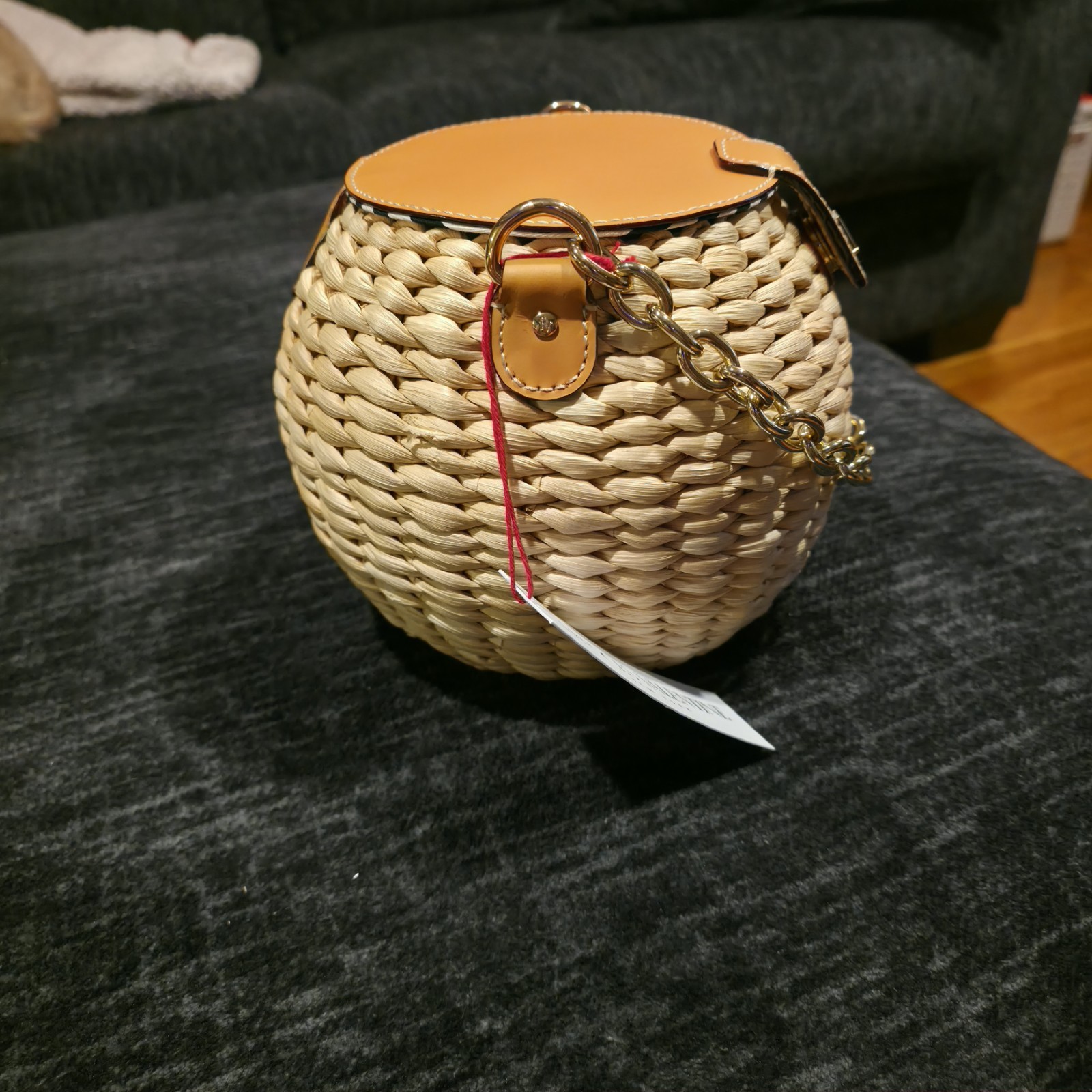 Frances Valentine Tan Honey Pot bag