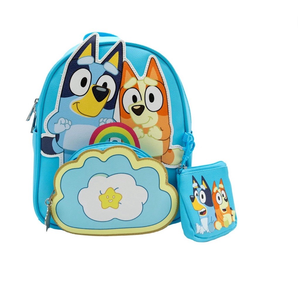 Bluey 10.5″in Mini Backpack & Coin Purse Brand New Collectible
