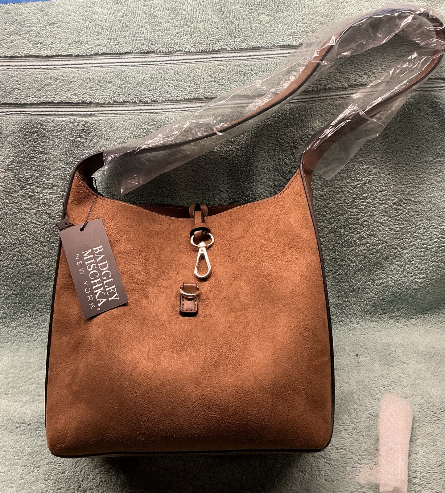 Badgley Mischka Suede Handbag – NWT