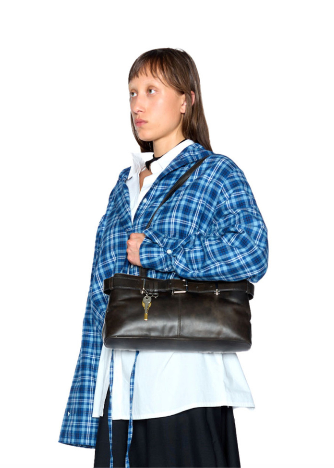 OSOI SHOULDER BROCLE [STAIN BROWN] / OSOI Shoulder Bag / FedEx