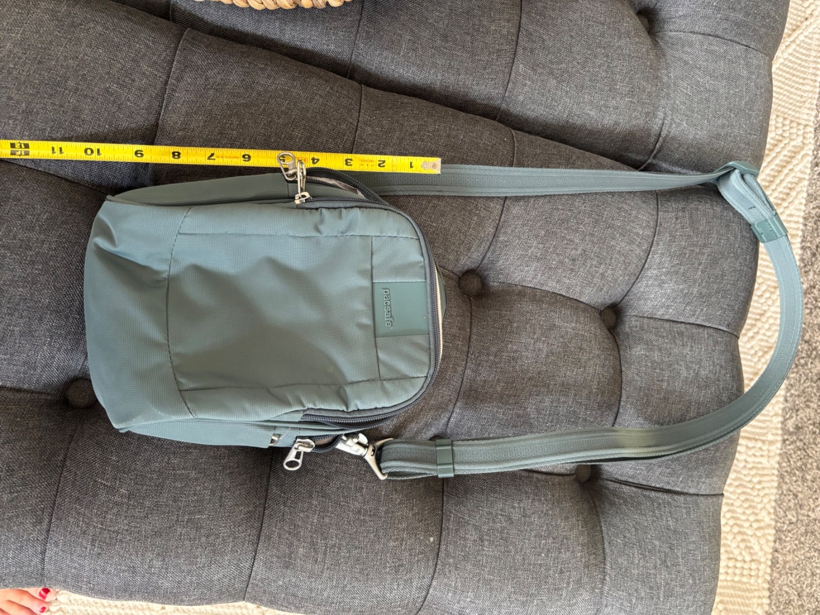 Pacsafe CX Anti-Theft Crossbody RFID ECOYL Nylon Travel Purse