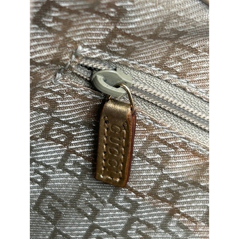 Vintage GUCCI 2003 Tom Ford Archival Jackie Bag Aquamarine Gold Y2K + COA