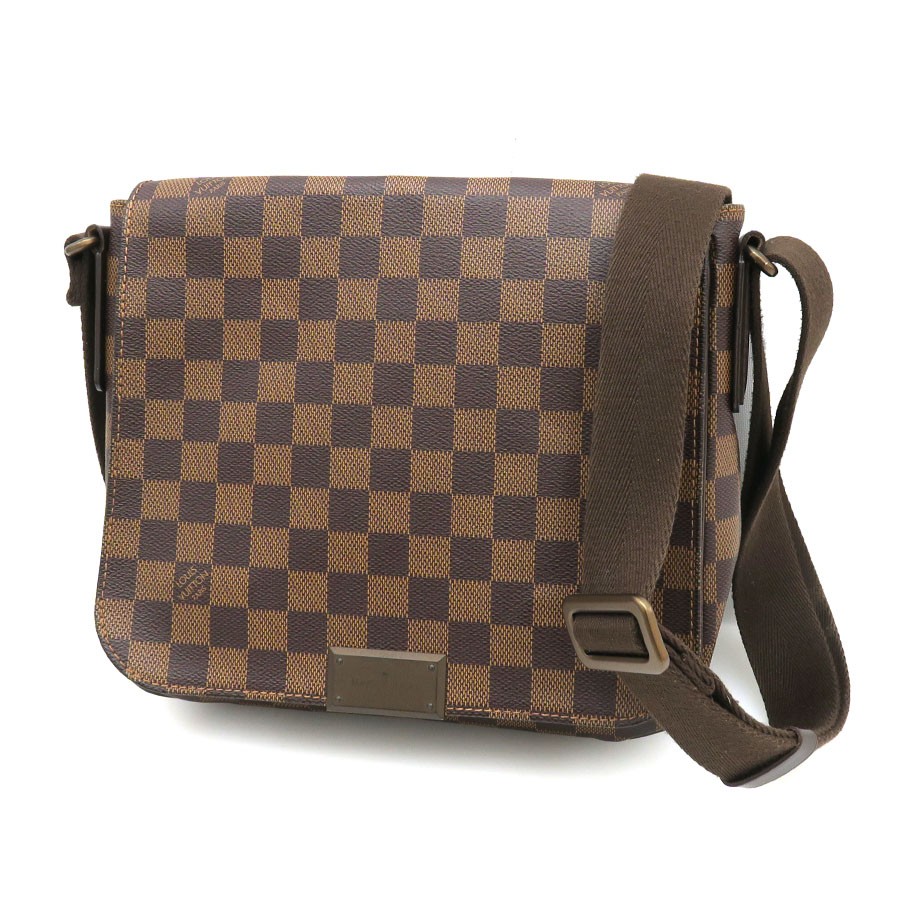 Louis Vuitton District PM N41213 Coated Canvas Brown Shoulder Bag #SAB15720