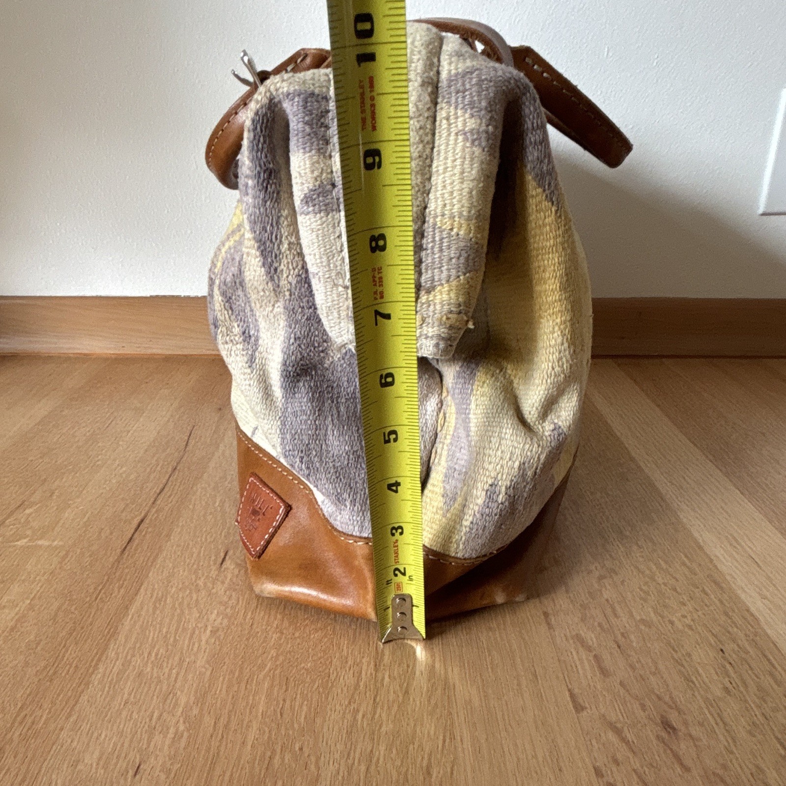 WILL Leather Goods Southwestern Print Weekender Bag Handle w/ Charm