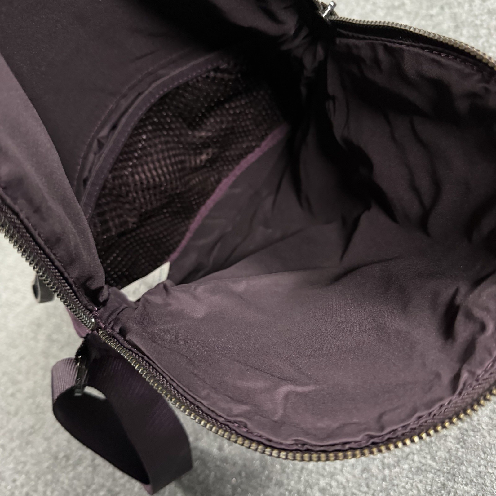 Lululemon All Night Festival Bag II 5L Plum Purple Nylon Crossbody