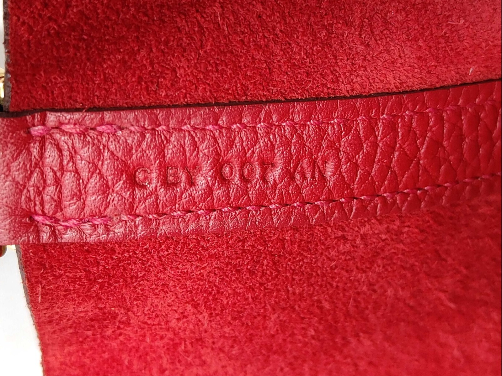 HERMES Picotin Lock PM Handbag Red Taurillon Clemence Gold Hardware C Stamp