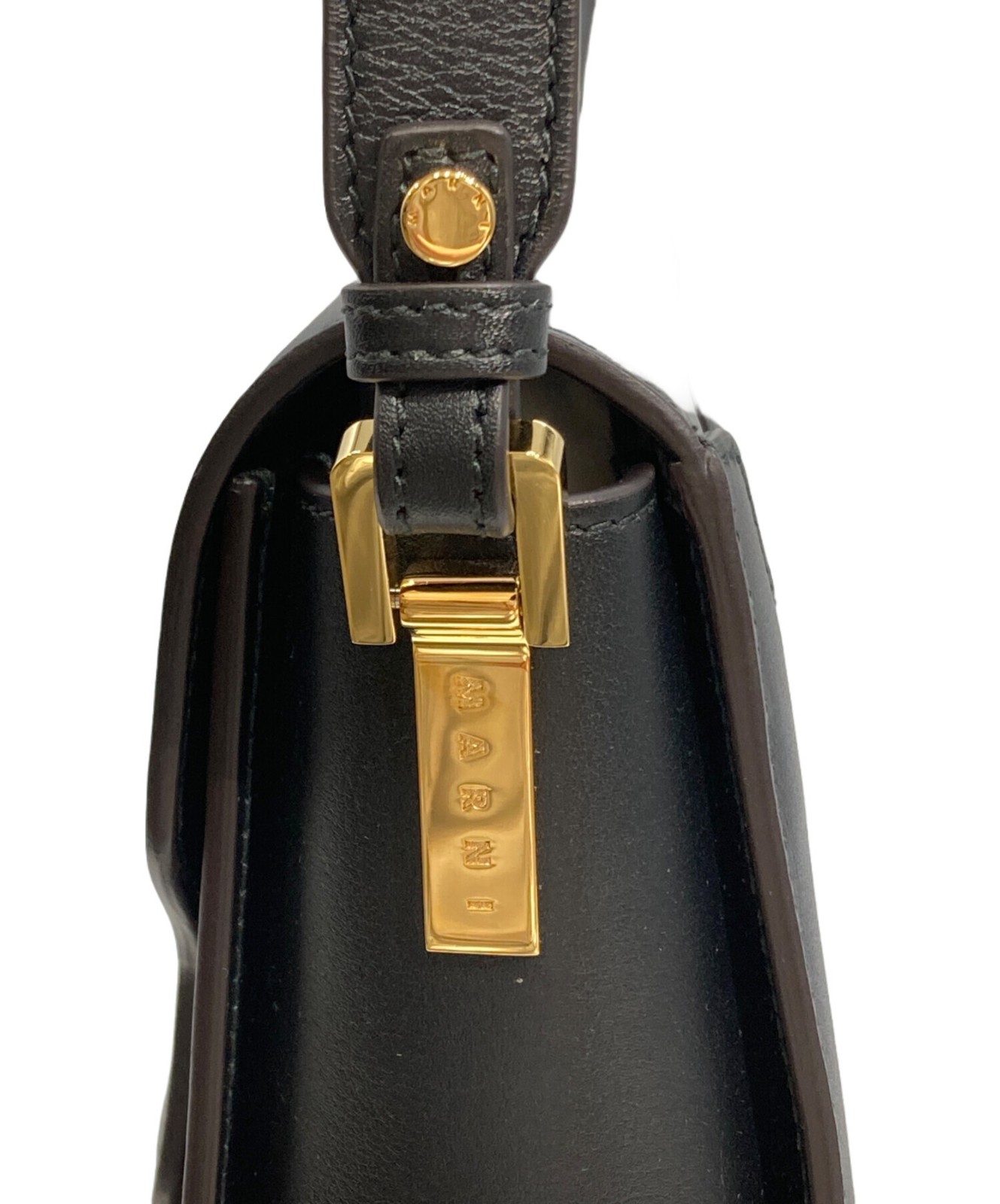 Marni Medium SBMP0195U0 Black Shoulder Bag #TFB2742