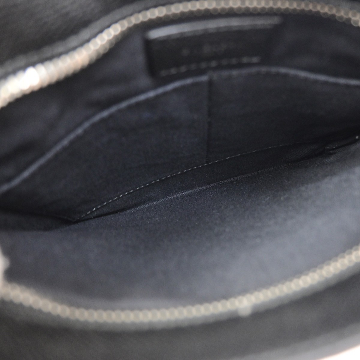 GIVENCHY Logo Shoulder Hand Bag Leather Black GHW Italy 32YJ267