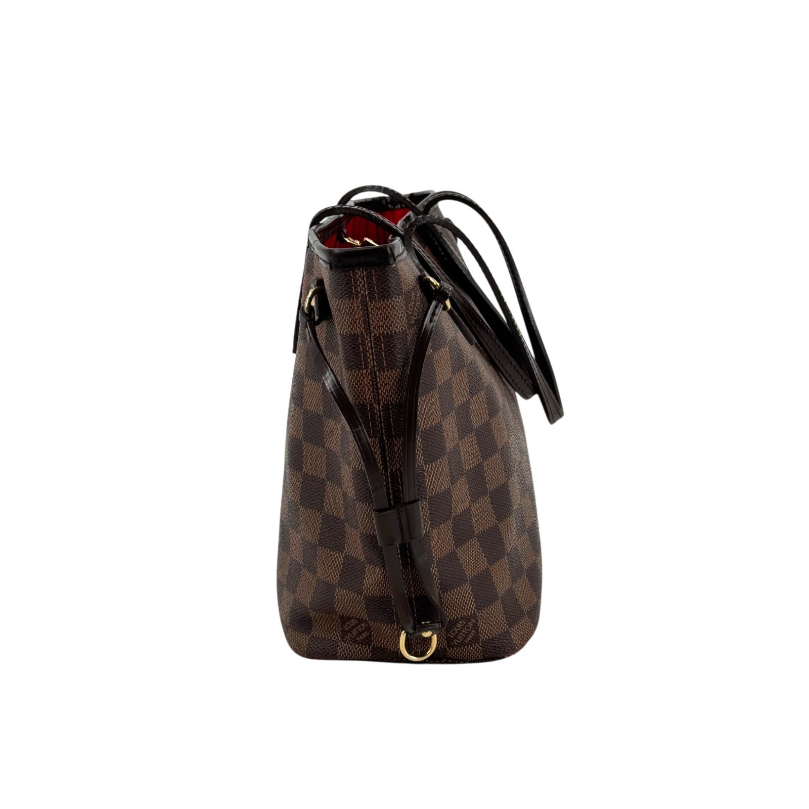 LOUIS VUITTON Neverfull PM Damier Ebene Canvas Shoulder Tote Bag N51109