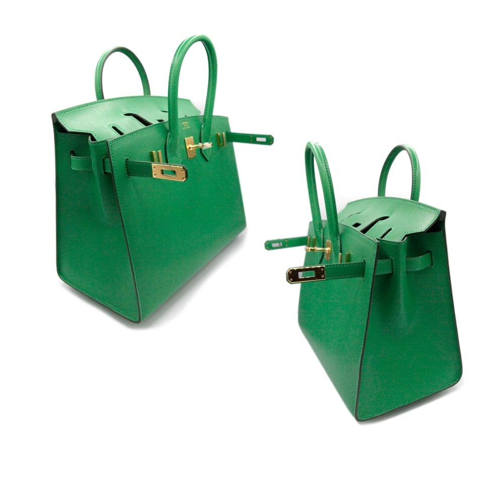 Hermes Birkin 25 Sellier Bambou Chevre Chamkila Handbag GHW, Unworn 2024