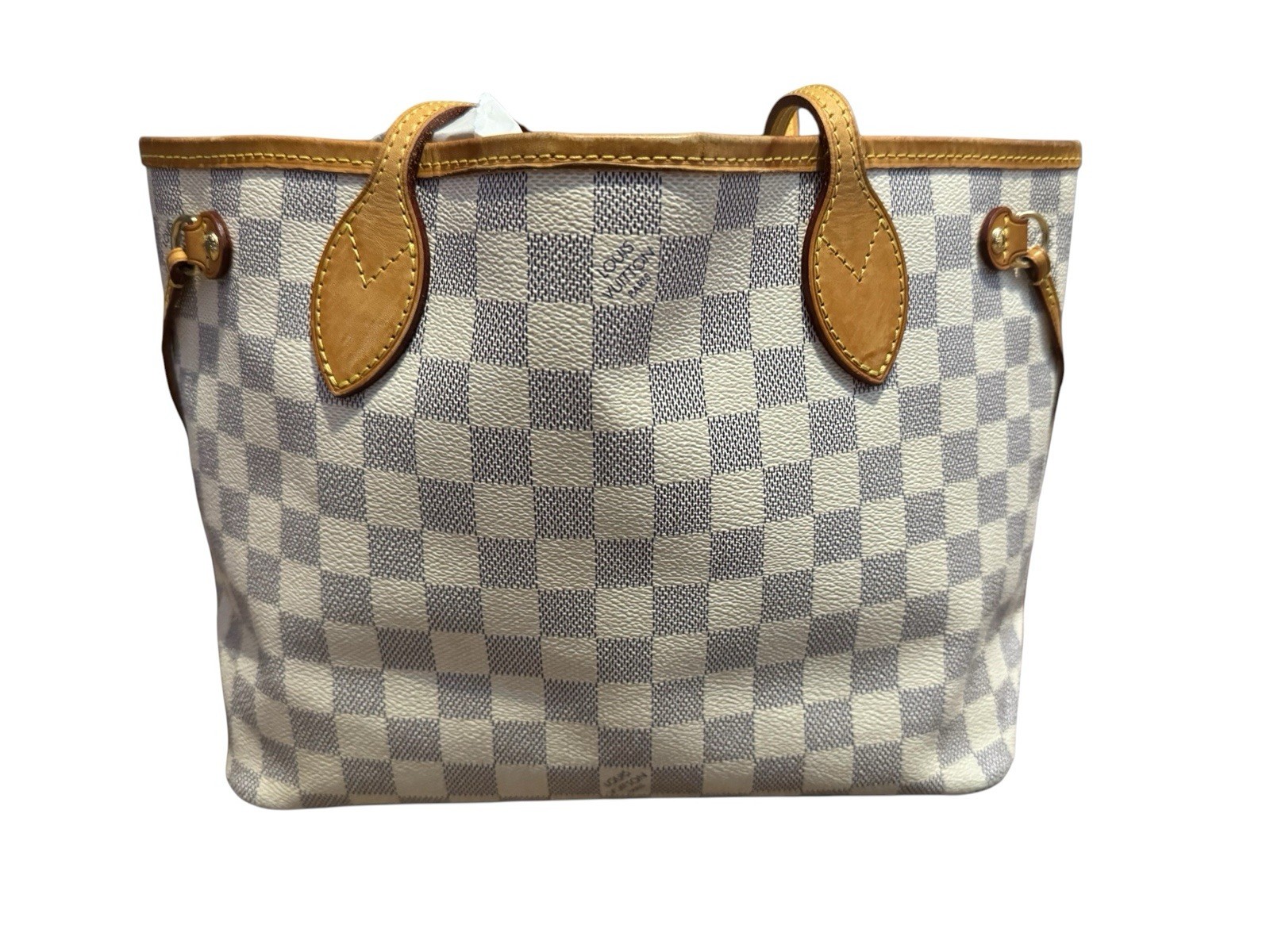 Authentic Louis VuittonDamier Azure NeverFull P.M. With Insert And COA￼