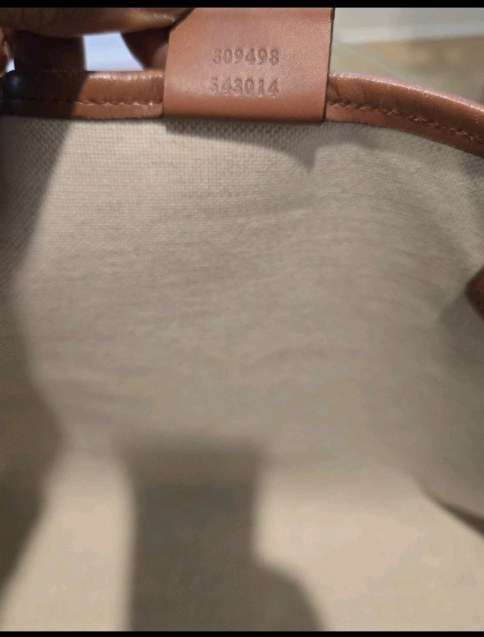 GUCCI GG Supreme Star canvas Tote Bag Pink brown Women 7.87 x 11.41 x 4.33inch