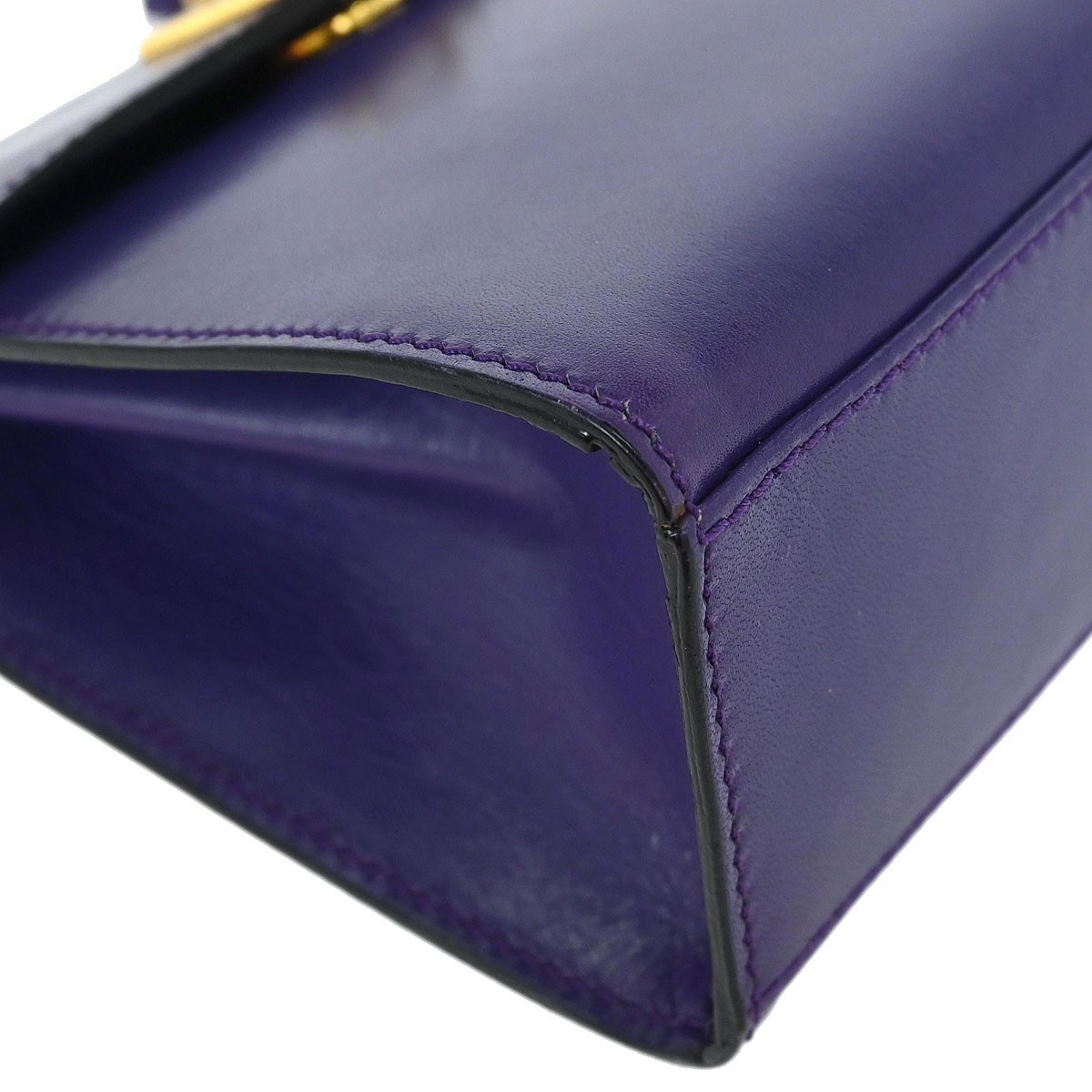 Celine Purple Leather Shoulder Bag JMB11 117332