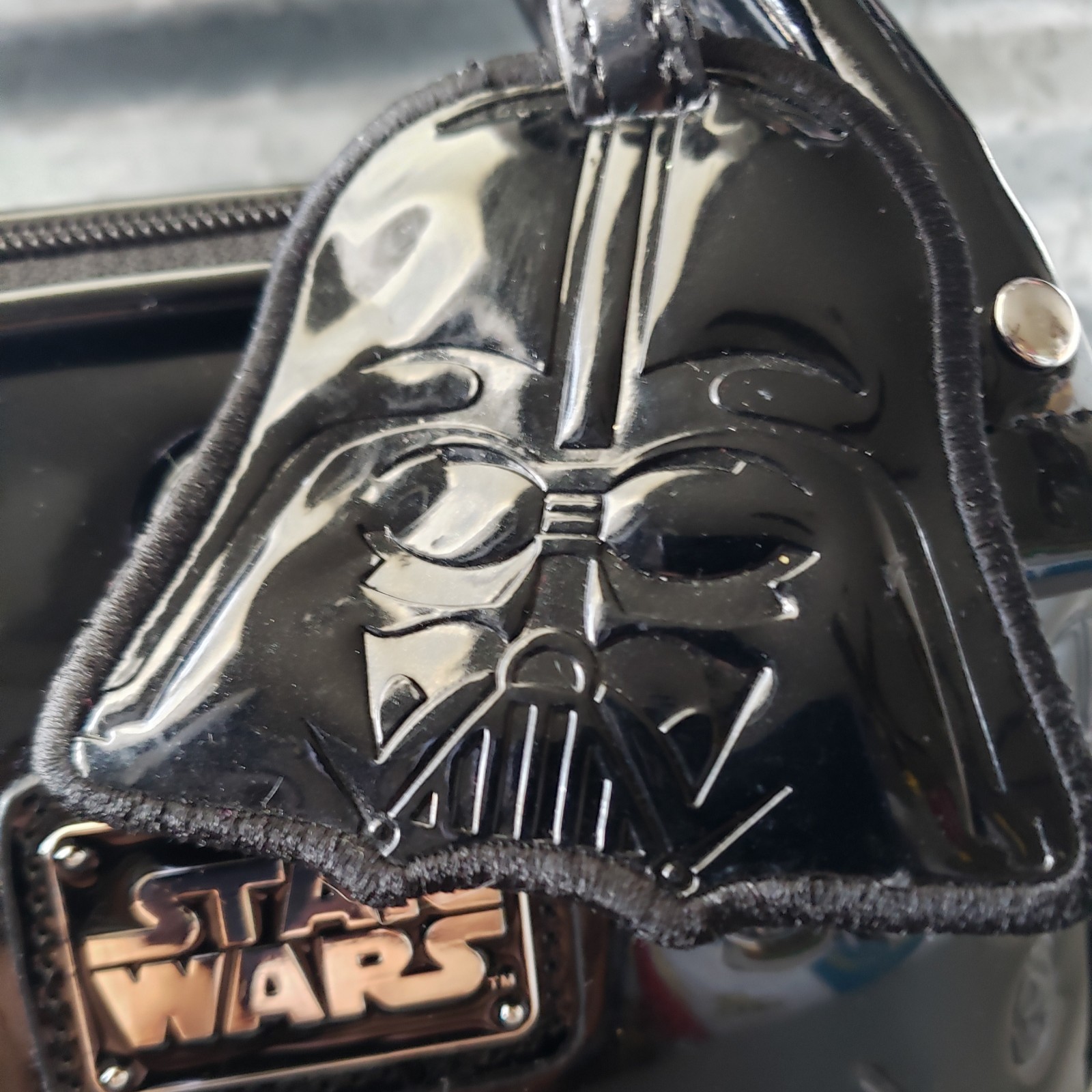 Loungefly Disney Star Wars Darth Vader Satchel Purse 9″T 10″W 5″D Nice & Clean