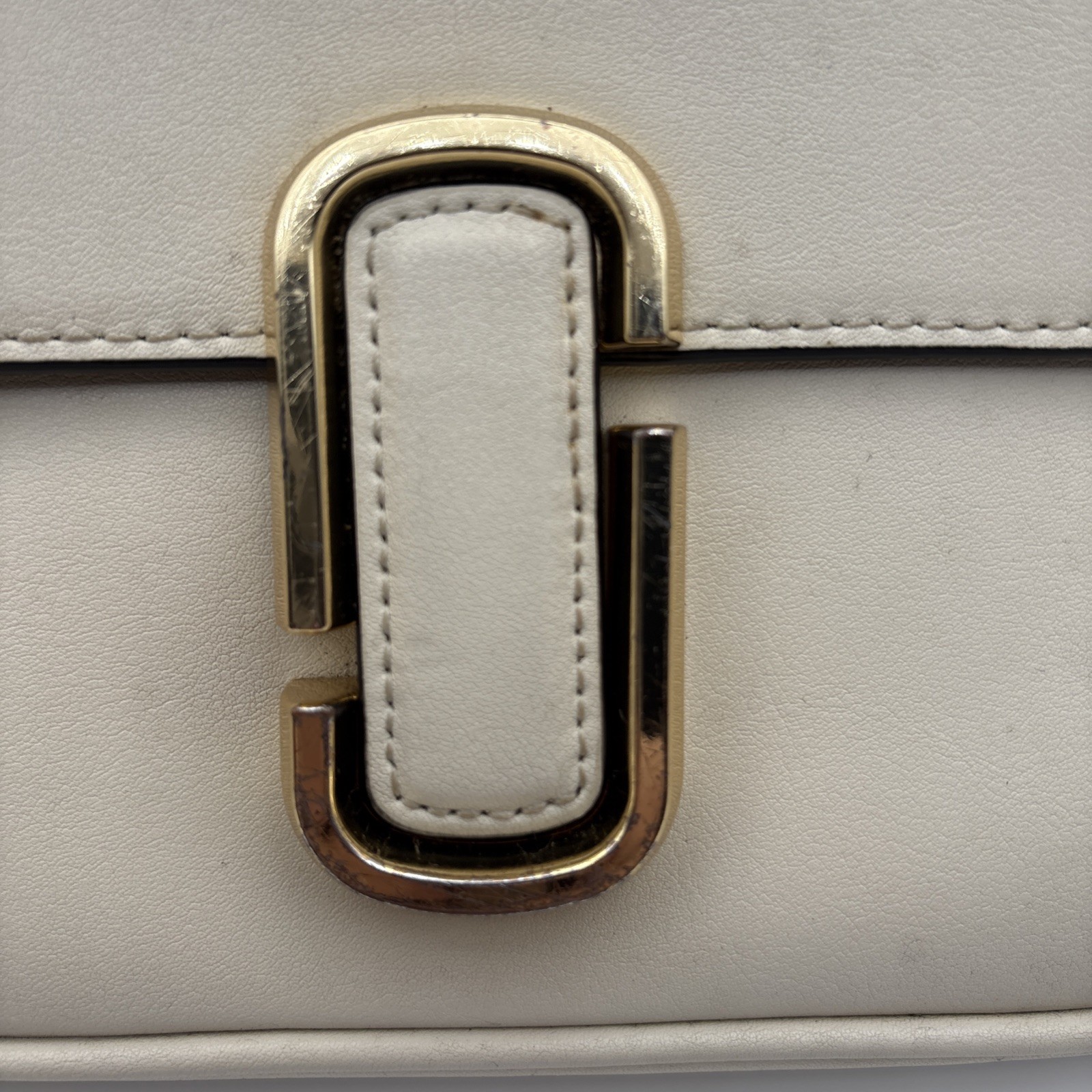 Marc Jacobs Bag The Snapshot Dtm Tan/Cream Crossbody Bag