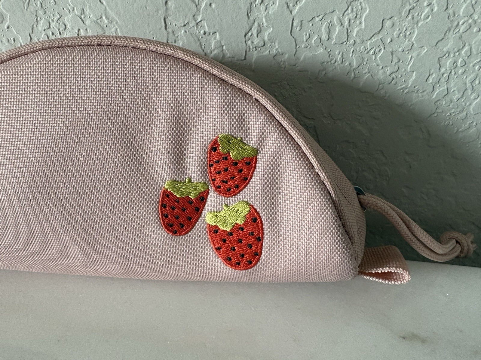 Jansport Mini Moon Shaped Bag Strawberry Design 6.5 inch