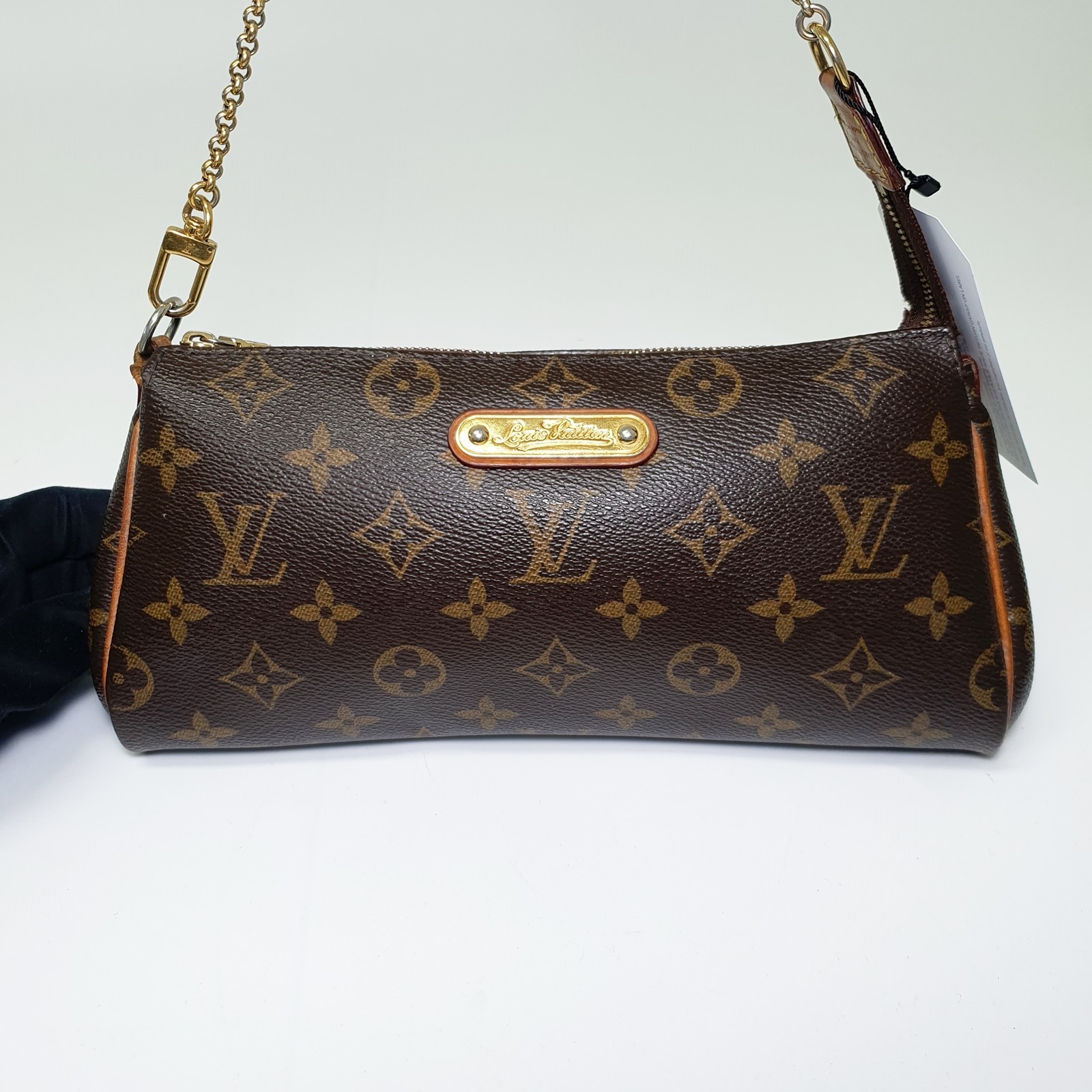 Authentic Louis Vuitton Eva Clutch Monogram M95567 Guaranteed Genuine Bag CLA667
