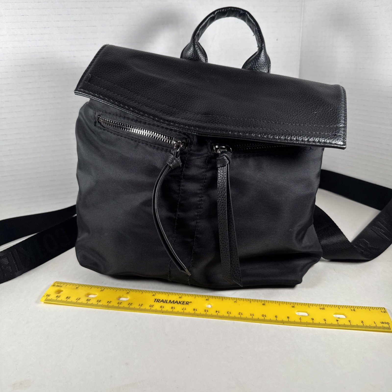 Trendy! Botkier Trigger Mini Nylon Backpack – Black Great 4 Summer! EUC