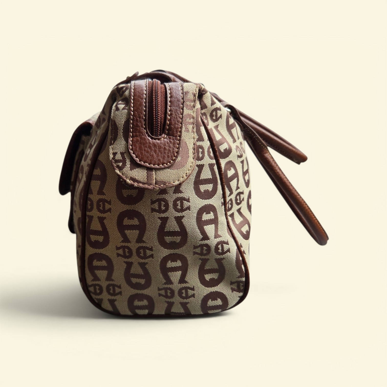 Etienne Aigner Brown Logo Purse