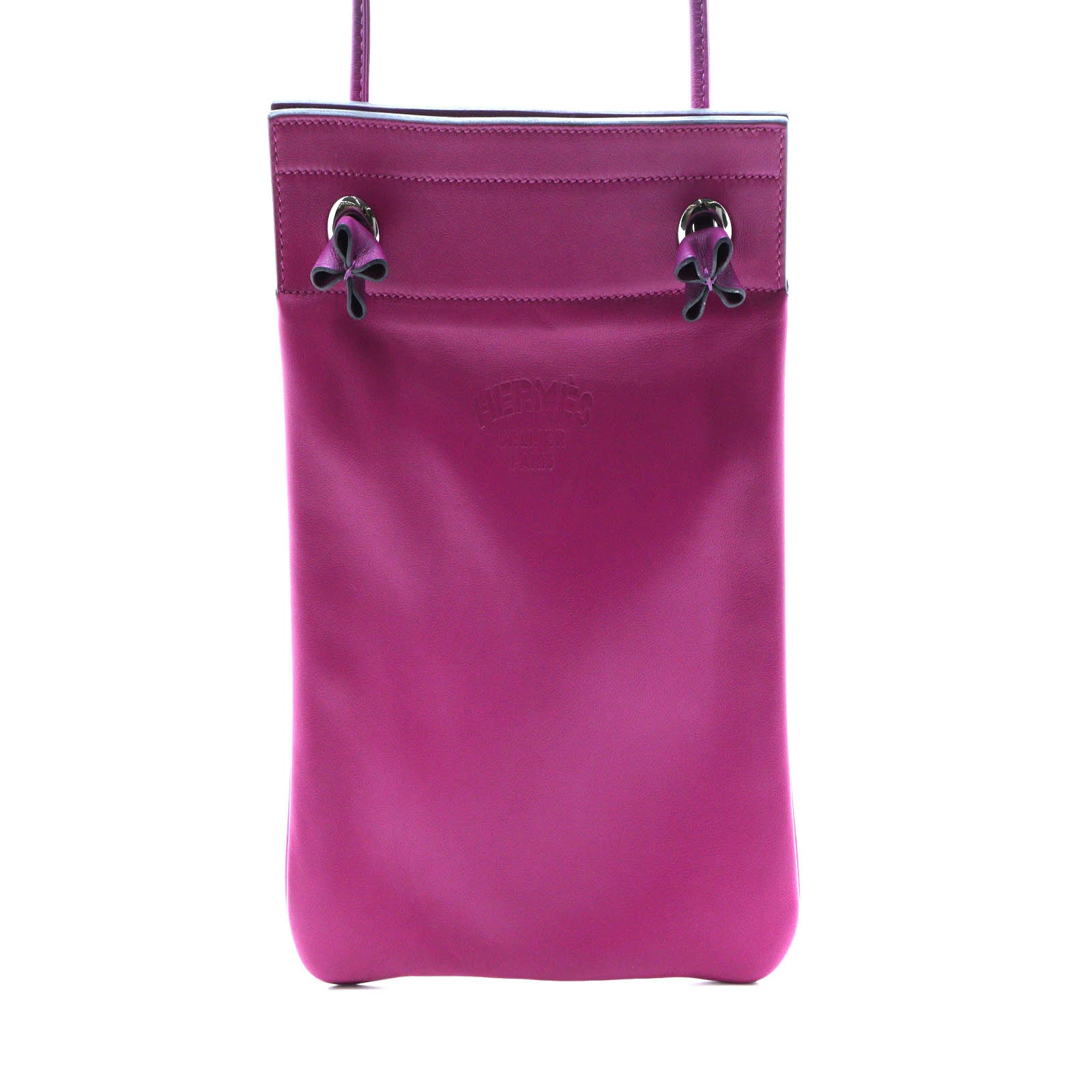 Hermes Aline Mini Verso Rose Purple / Anemone Shoulder Bag Swift Leather #DB1755