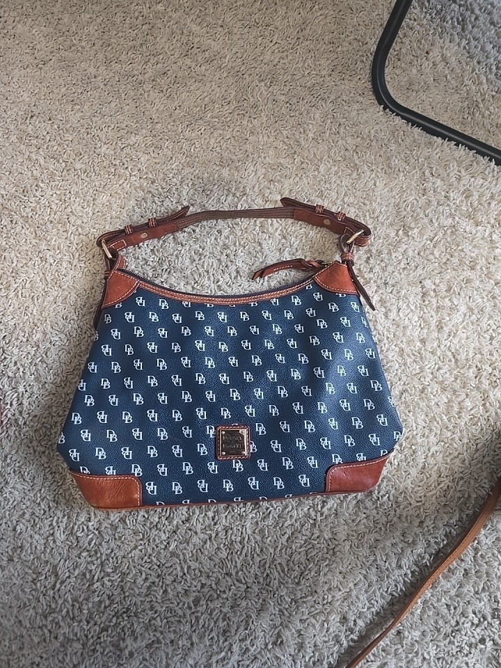 dooney bourke hobo Bag Navy Db