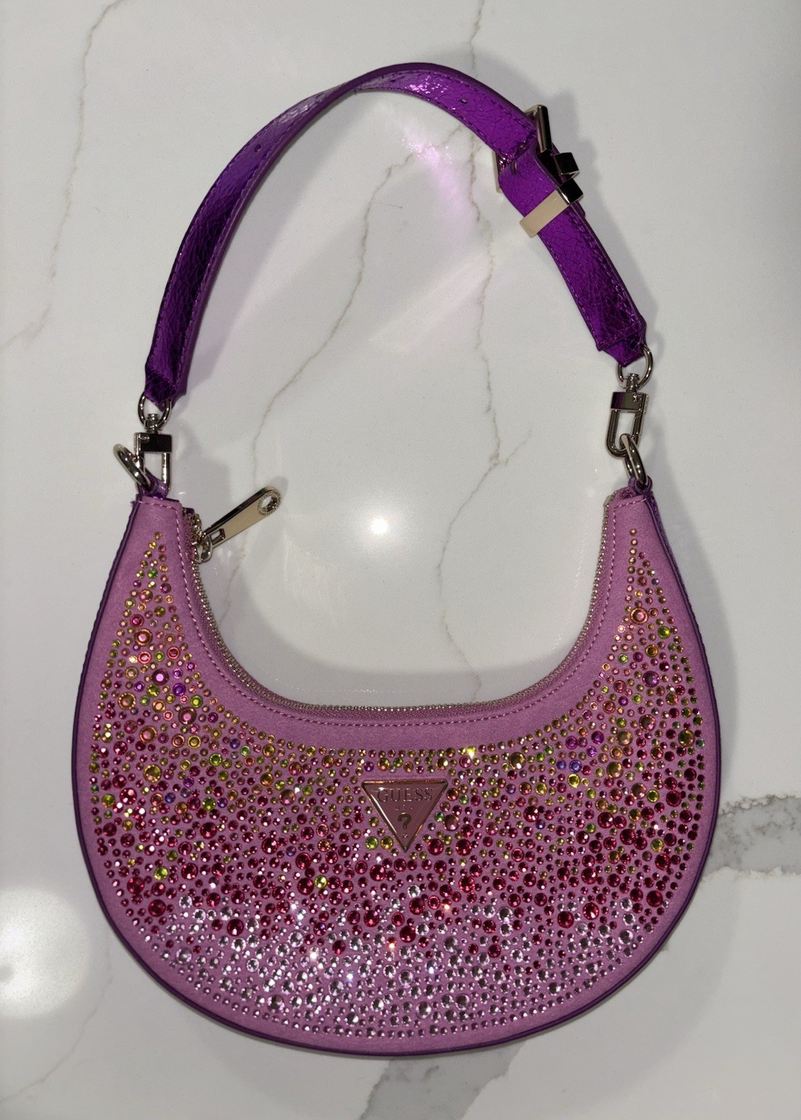 NWT Guess Sofia Crystal Bag with Jewelry Box