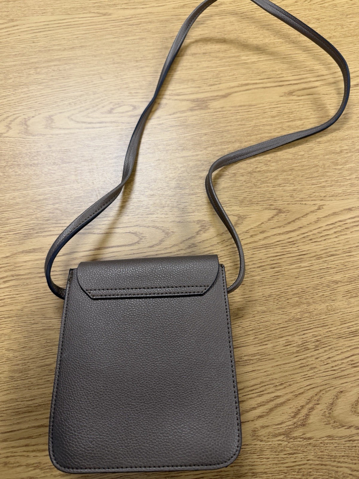 MKF Collection Skylar Vegan Leather Crossbody Bag – Small Shoulder Purse BRONZE