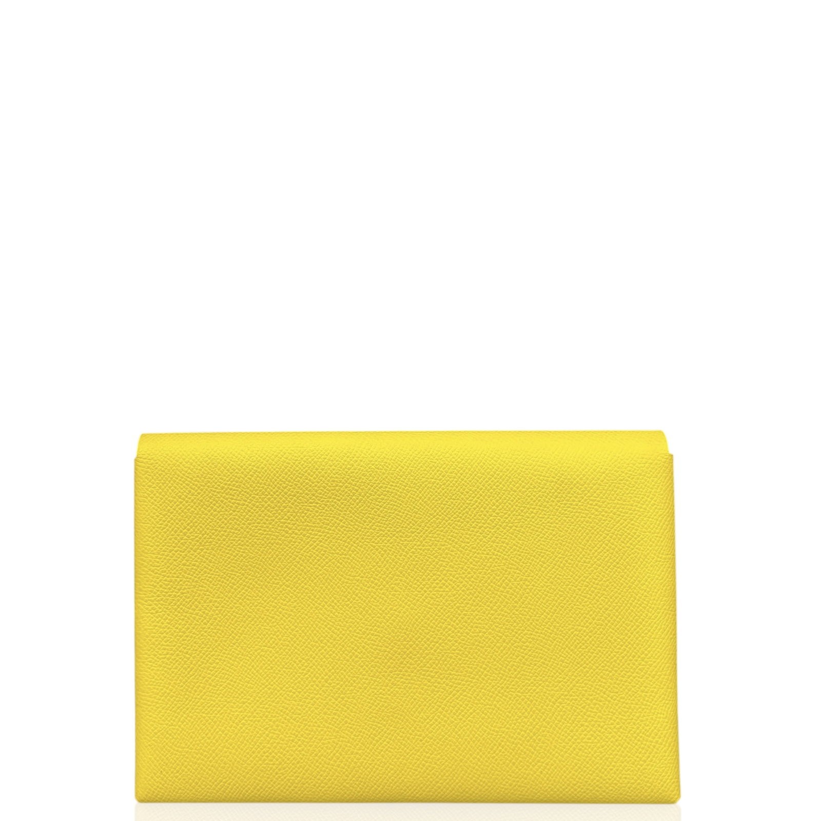 Hermes Calvi Pouch Mm 55 Rough H 9r Lime Epsom (ac031926b2)