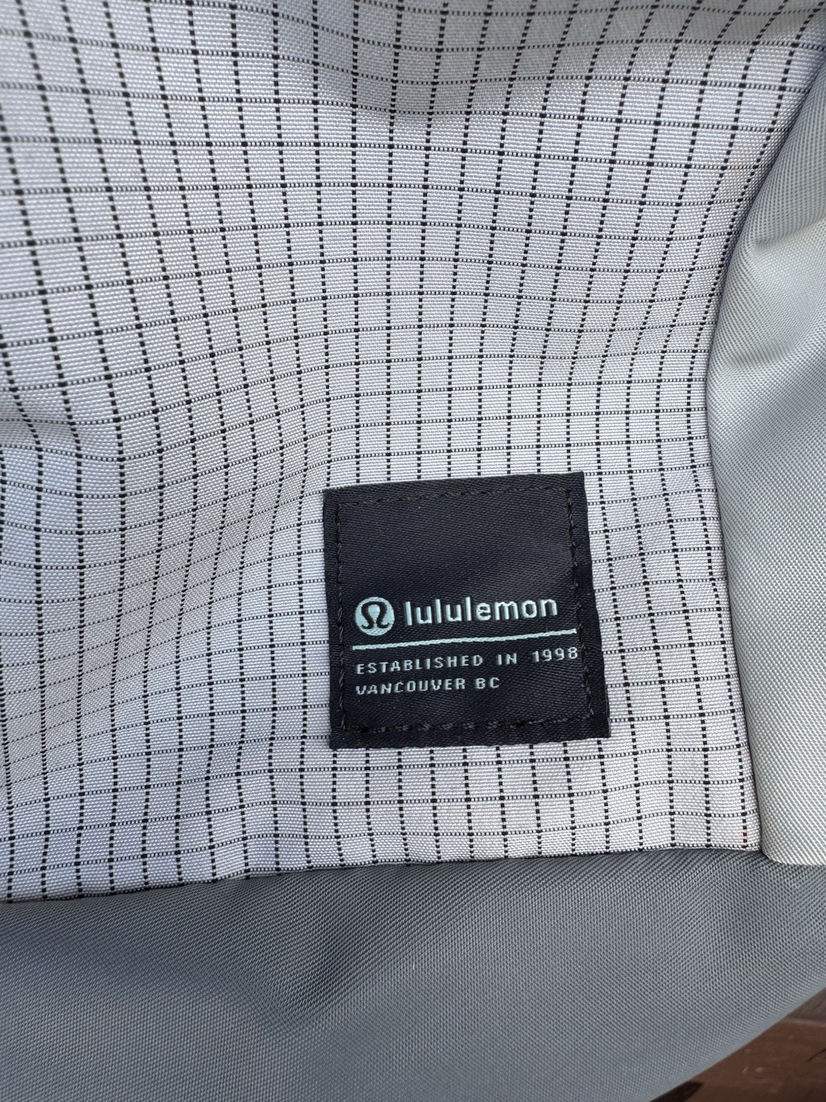 Lululemon Front Clip Backpack 21L Unisex gray silver mint bag S