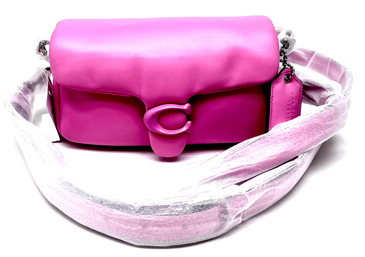 Coach The Summer I Turned Pretty 20 Pillow Tabby Shoulder Bag Vivid Pink