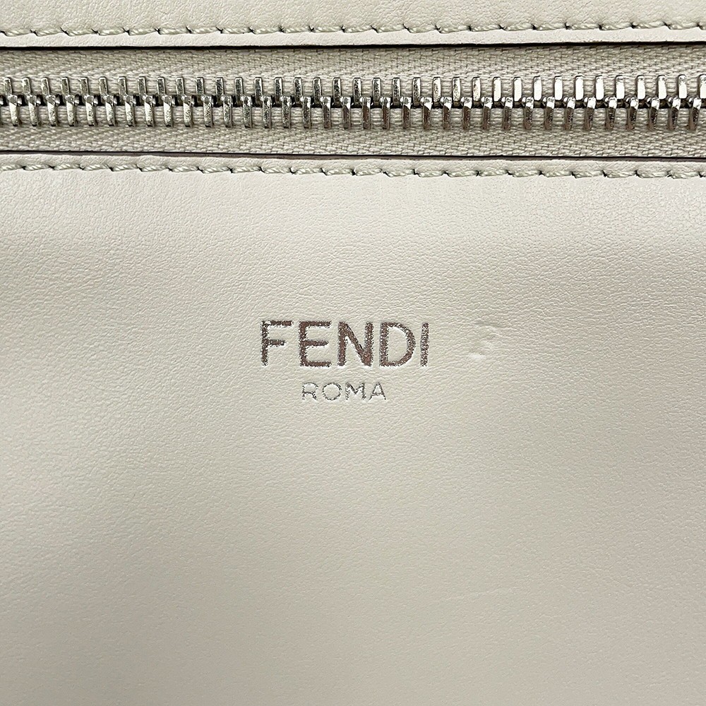 FENDI Peekaboo Icy You Size Medium Leather Gray 7VA529AFC3