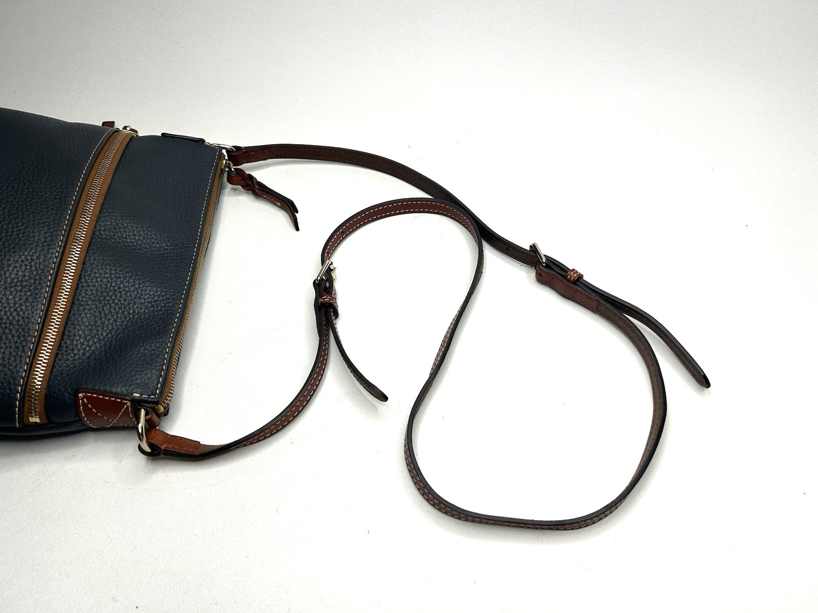 DOONEY & BOURKE Pebble Grain Crossbody DARK GRAY