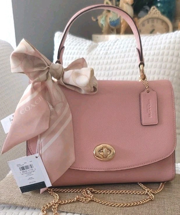 Coach Tilly Satchel Crossbody in Powder Pink