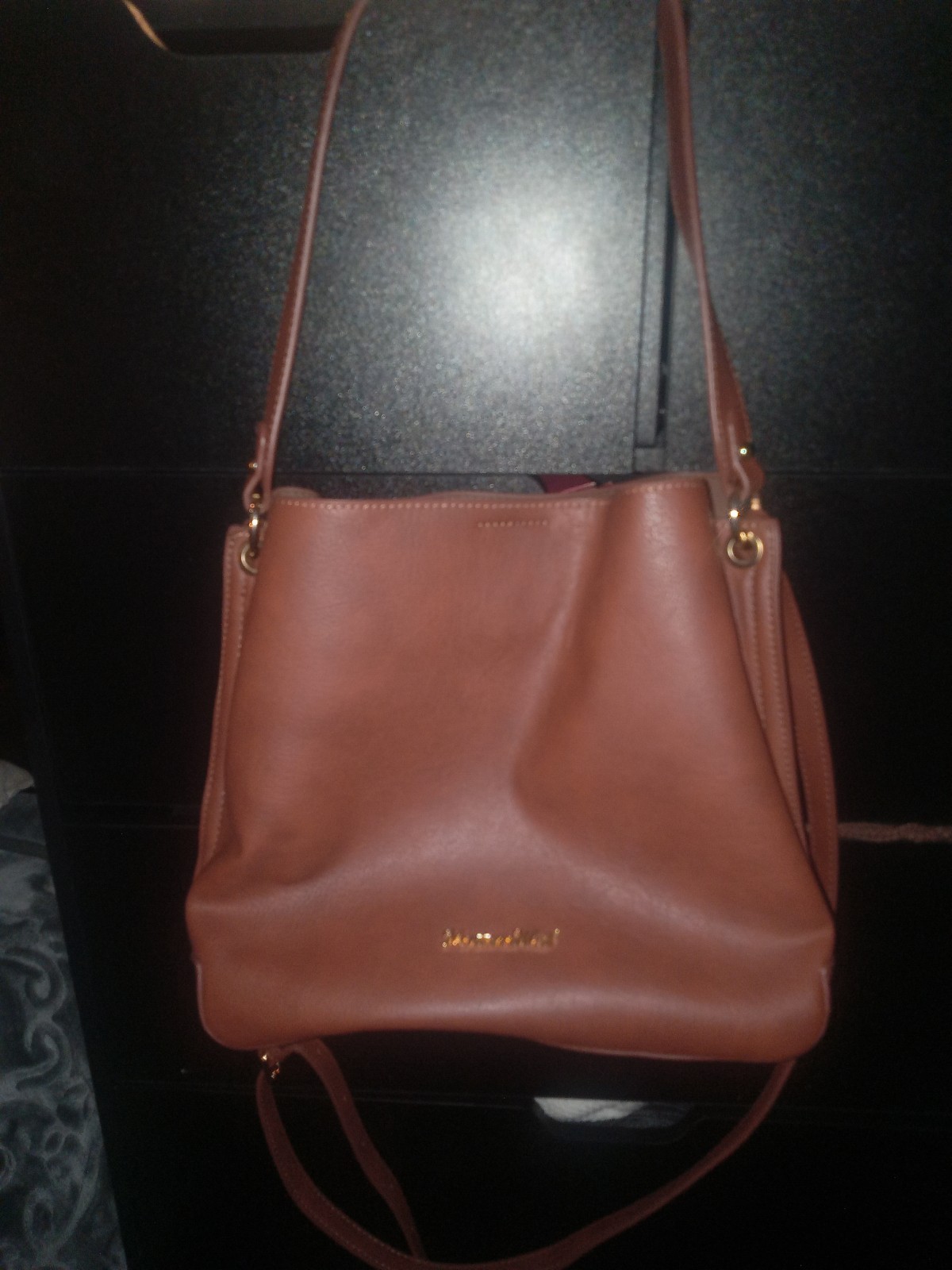 Naturalizer Brown Women’s Shoulder Bag Magnetic Closure Inner Pockets