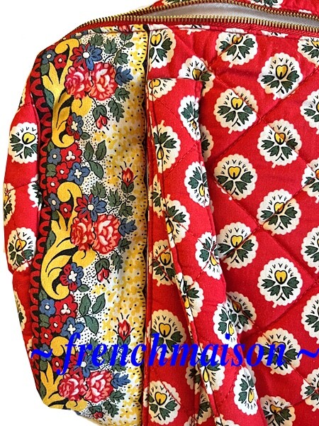 Souleiado Authentic French Provence Tote Bag Floral Red Yellow Colorful Gift New