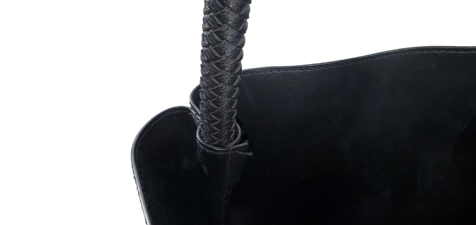 Mudpie Top Handle Bag Purse Black PU Leather Polyurethane Tassels RN 131993