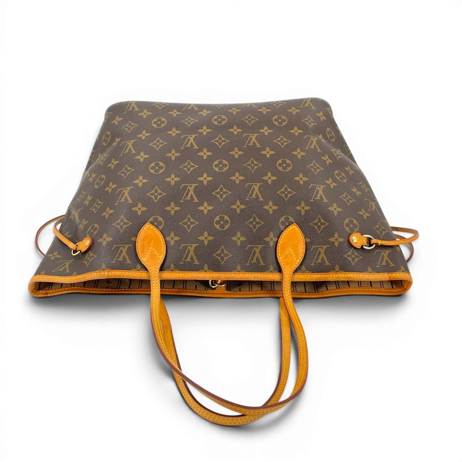 LOUIS VUITTON Neverfull MM Monogram Canvas Brown Women Shoulder Tote Bag M40156